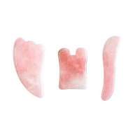 Zoe Ayla 3 pezzi Gua Sha - rose quartz