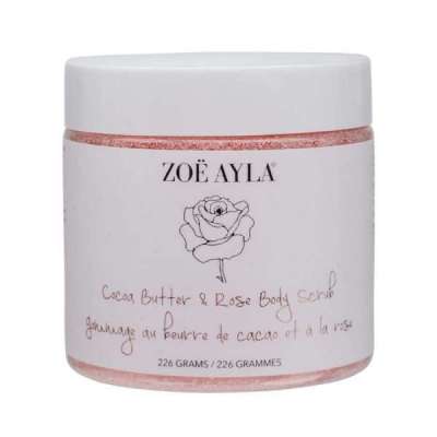 Zoe Ayla Burro di cacao e scrub alle rose